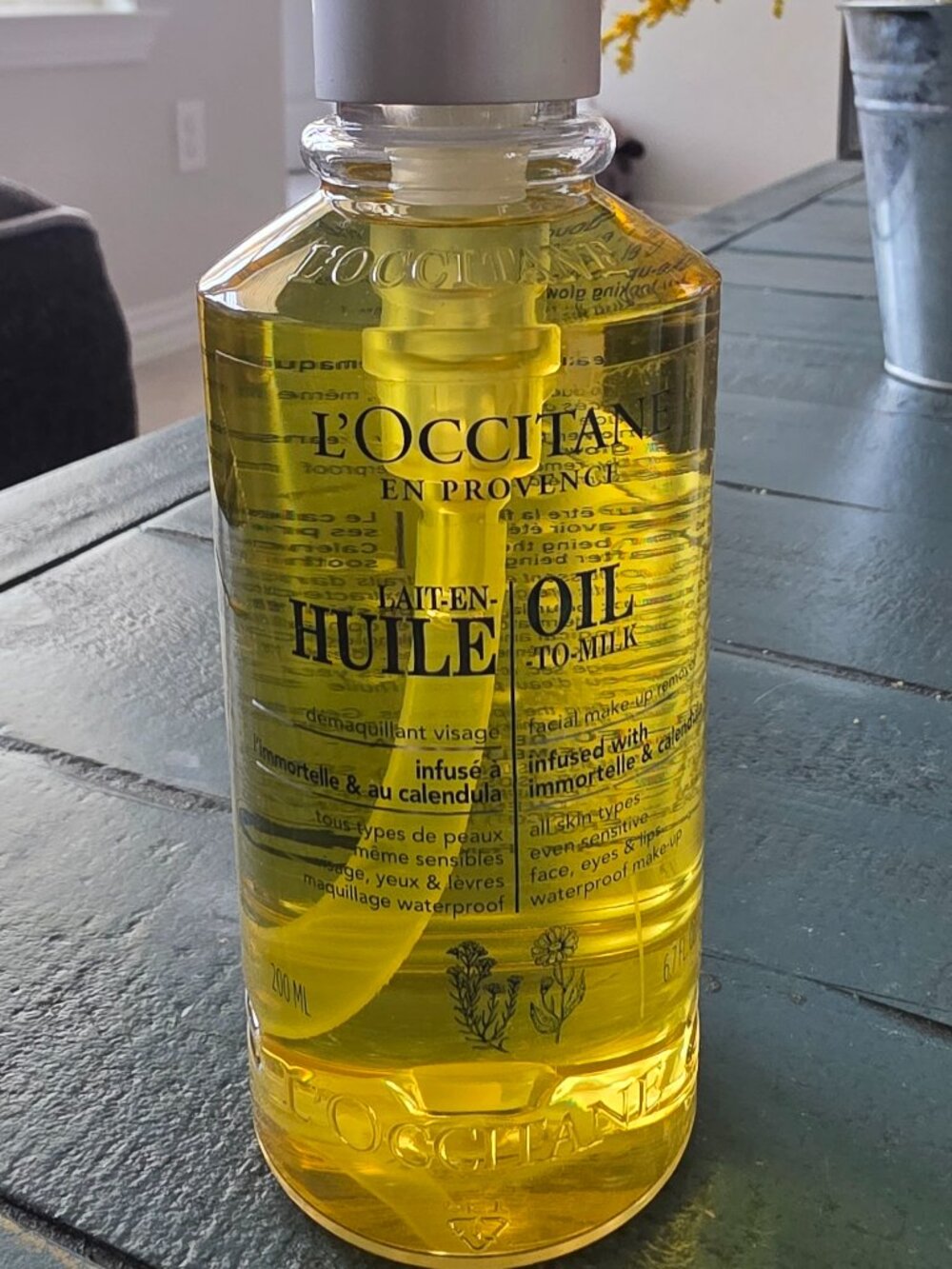 NEW L’Occitane Oil-to-Milk Facial Makeup Remover - full size – Immortelle & Cale